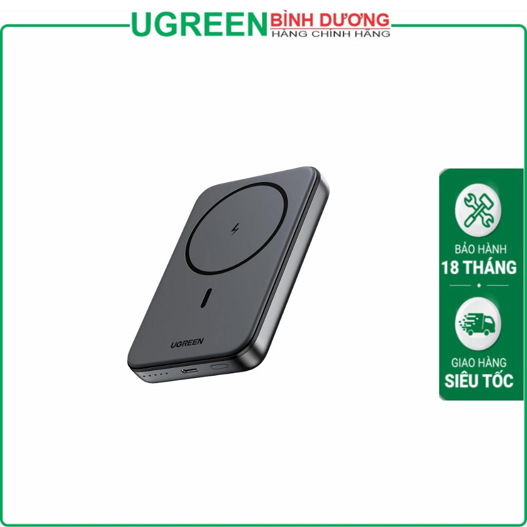 Ugreen 25919 pin dự phòng 10000mAh 20w max Magnetic PD Wireless Power Bank chính hãng