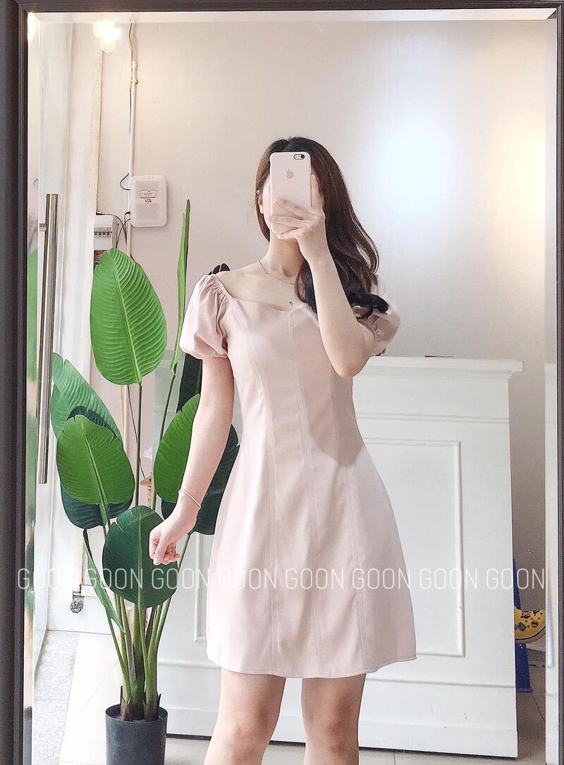 Dress Trễ Vai Trắng