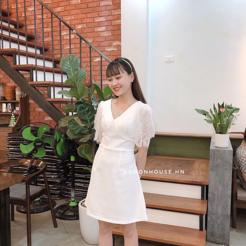 Dress Tay Lưới Ngọc