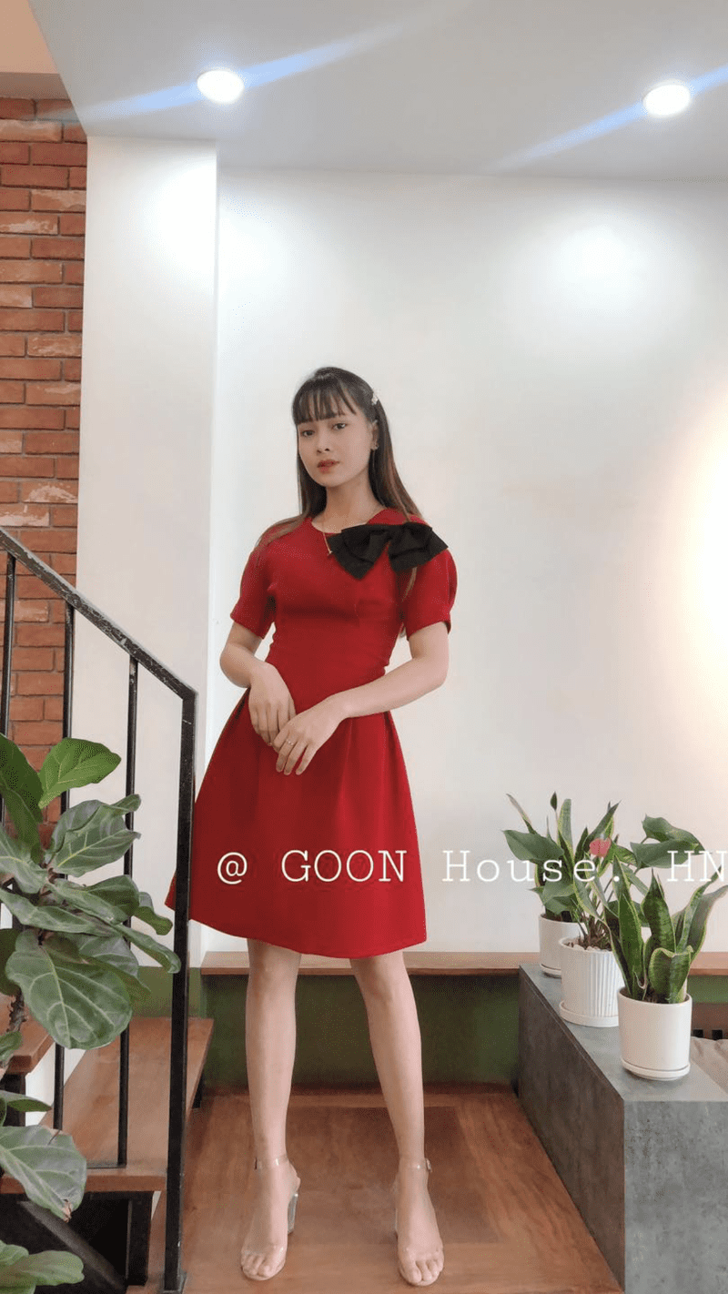 Dress Bana - Nơ Đen