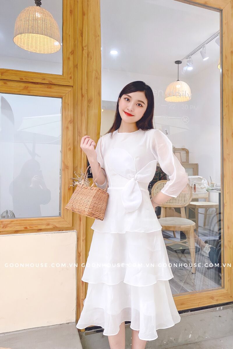 Dress Maylin - Trắng - M