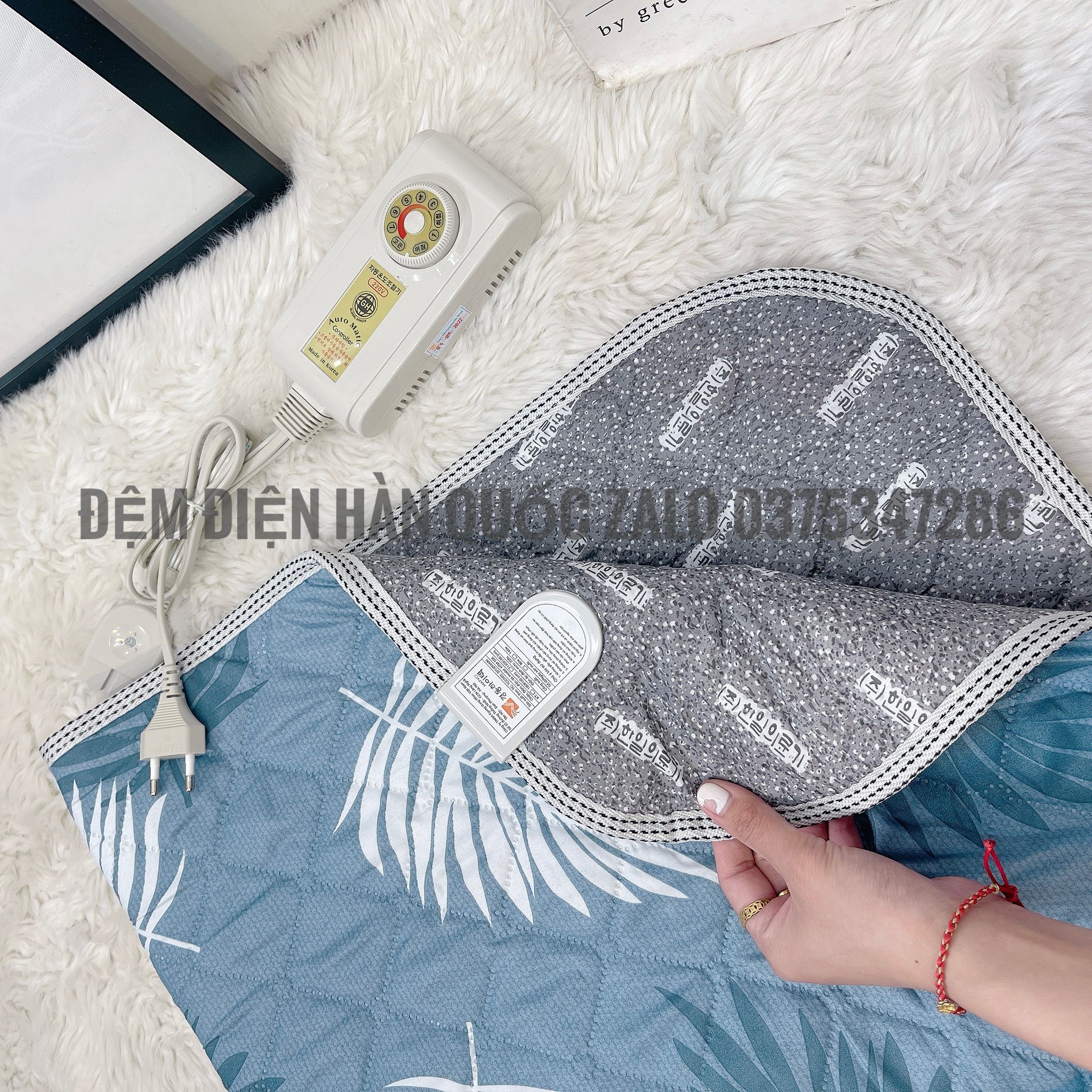 Đệm điện Cotton Đơn 1mx1,8m