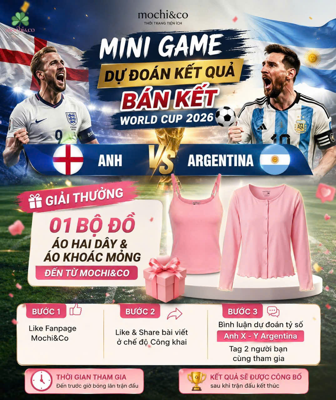 MINI GAME DỰ ĐOÁN KẾT QUẢ BÁN KẾT WORLD CUP 2026