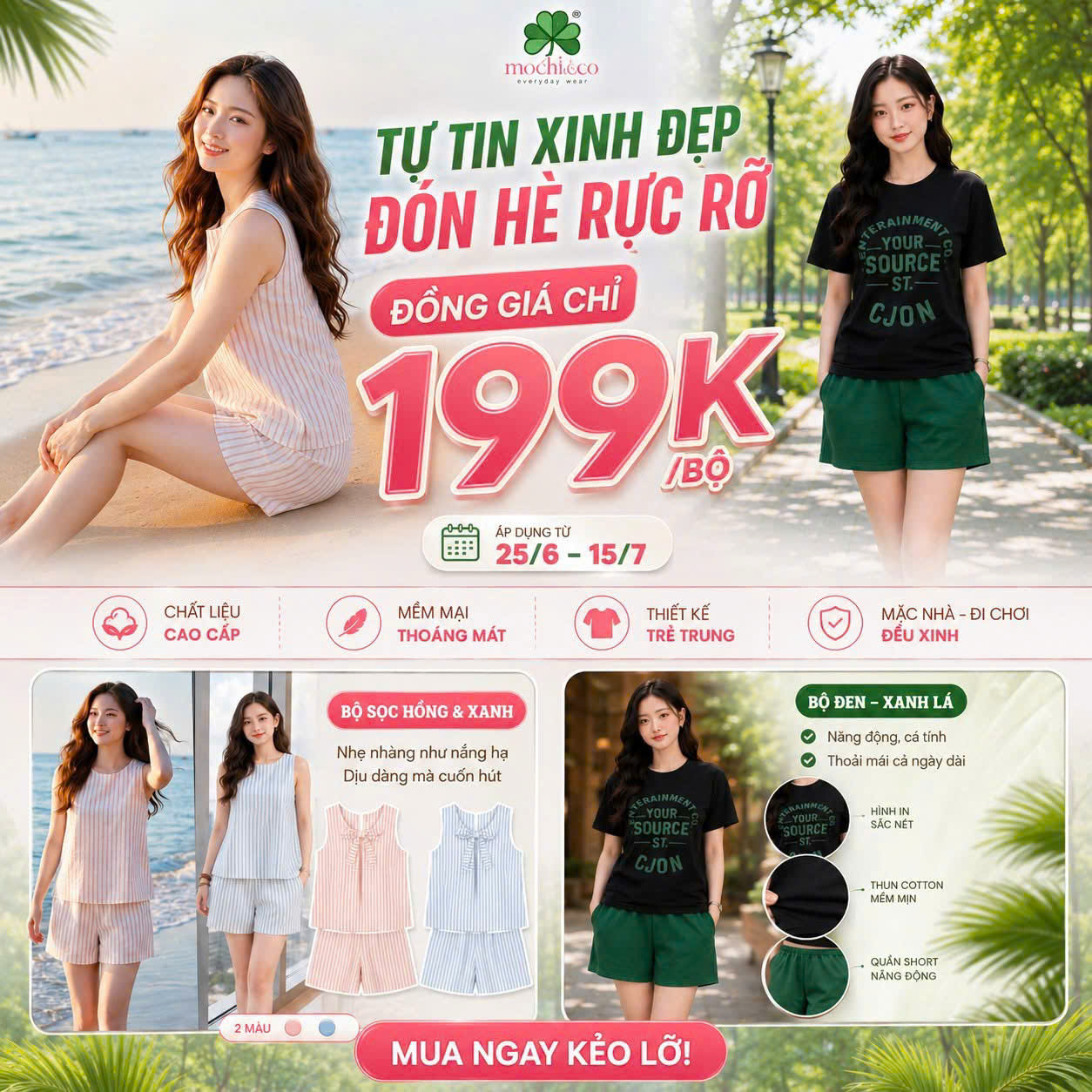 MUA SẮM TIẾT KIỆM CÙNG MOCHI&CO