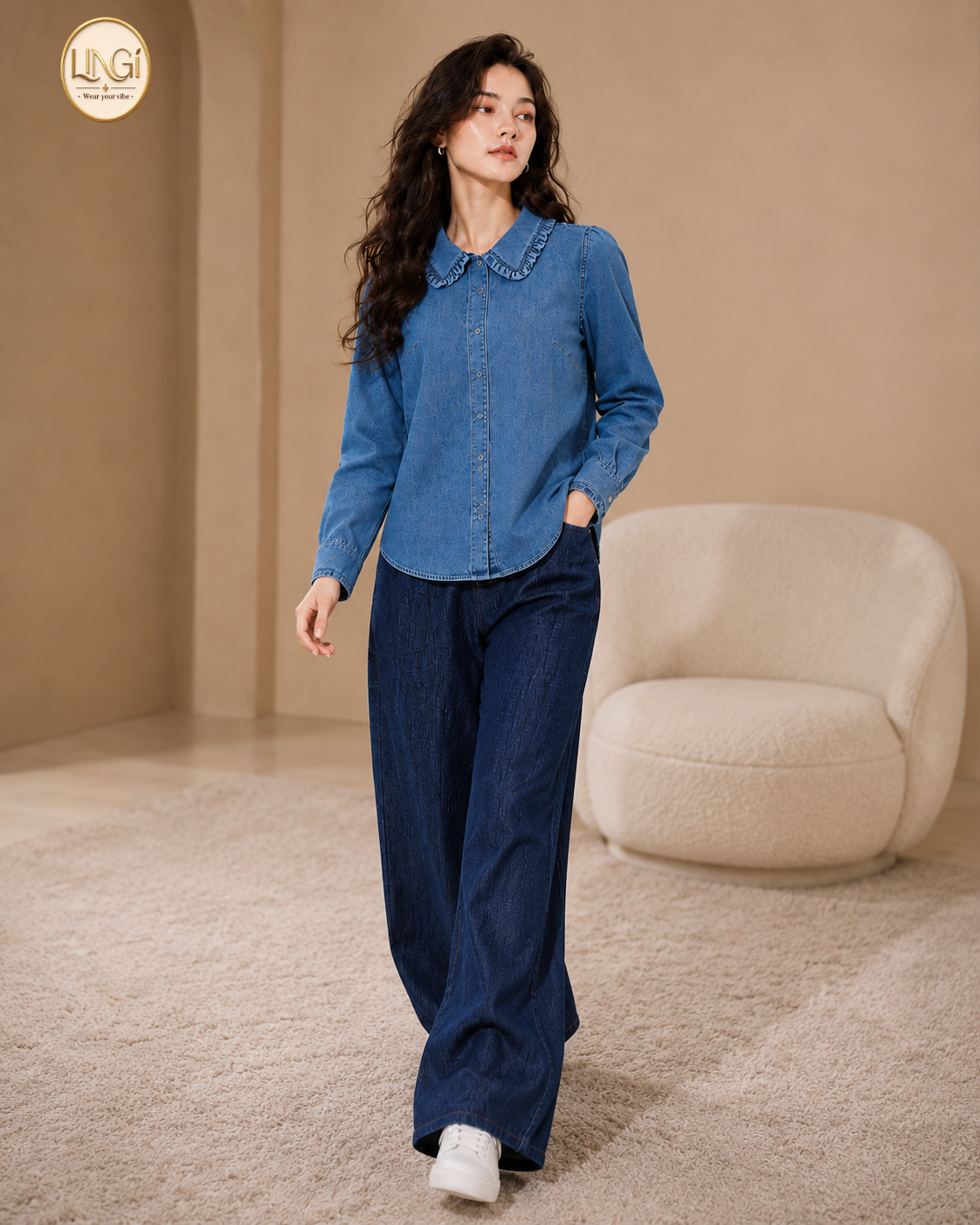 Áo Jeans Dài Tay