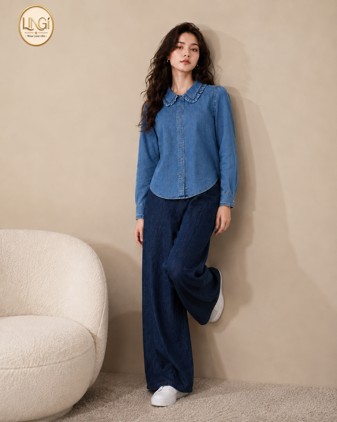 Áo Jeans Dài Tay