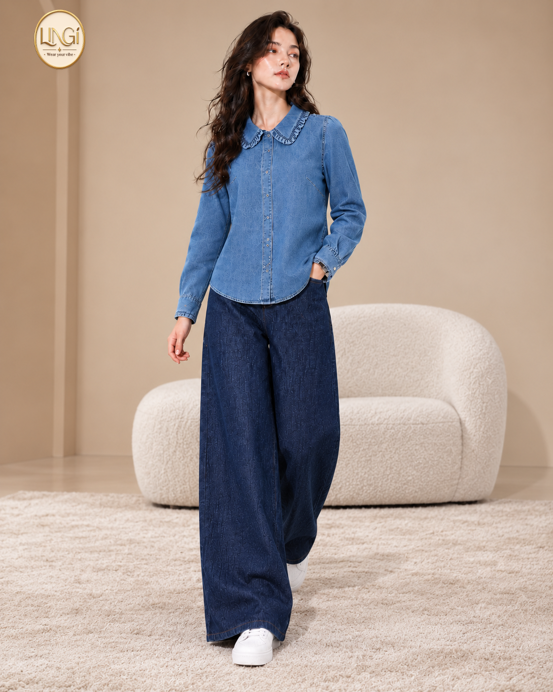 Áo Jeans Dài Tay