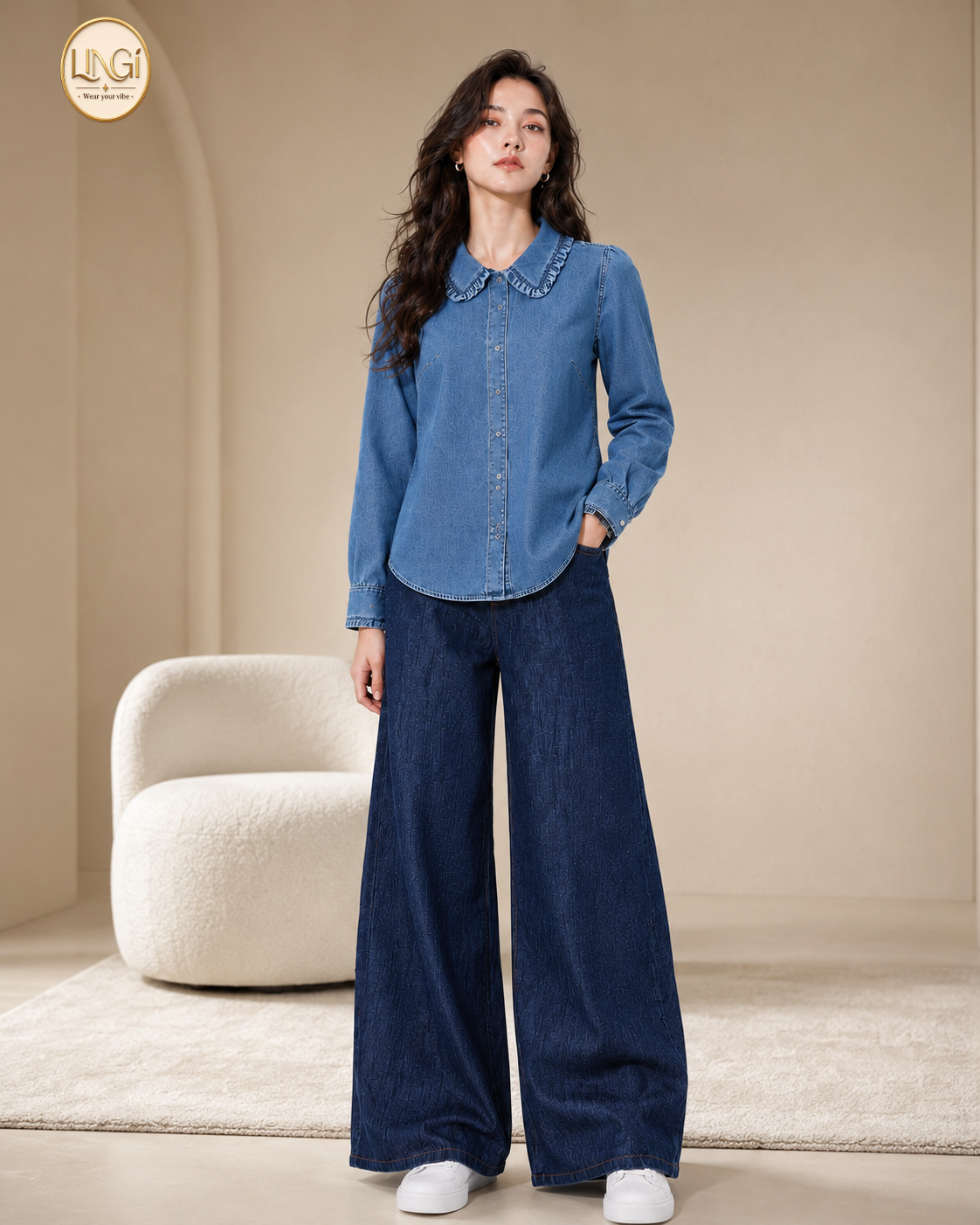 Áo Jeans Dài Tay