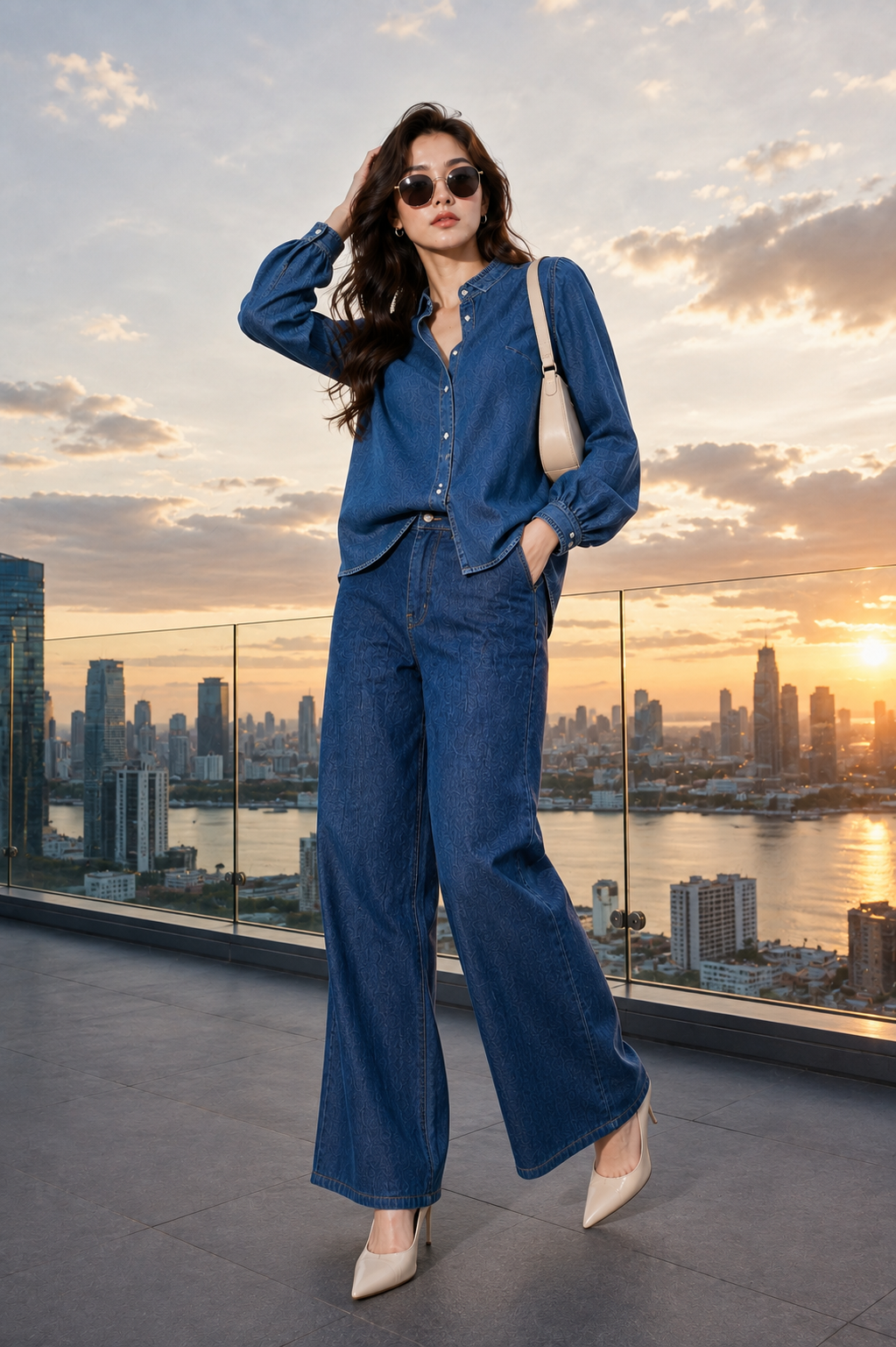 Áo Jeans Dài Tay