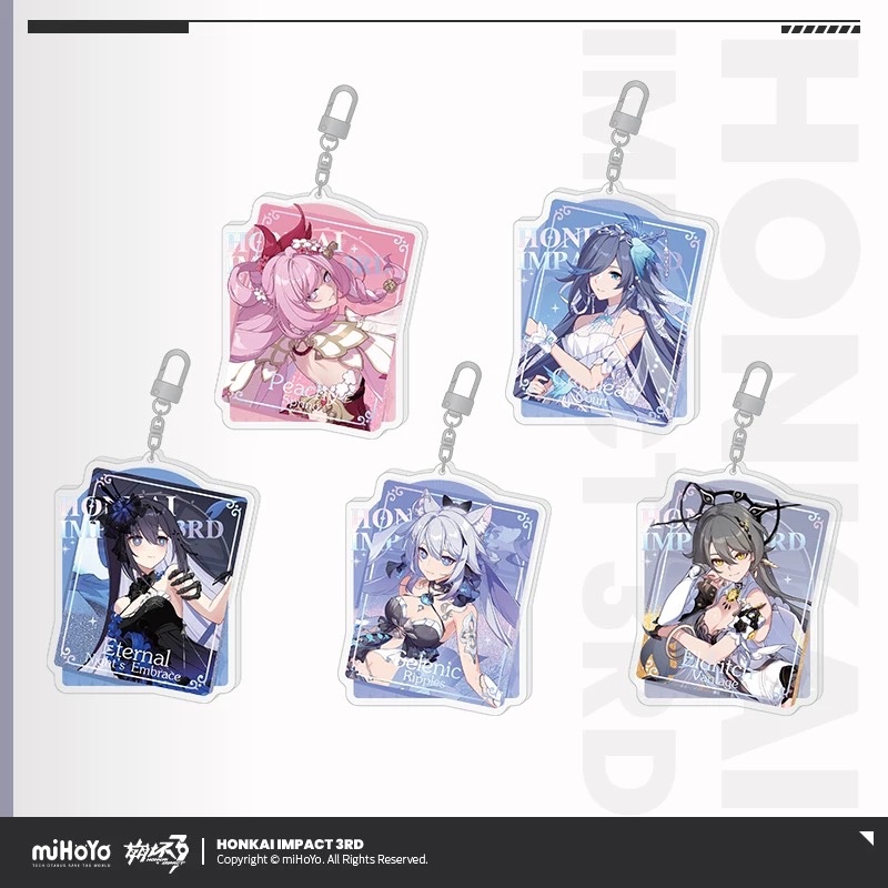Preorder] móc skin ver honkai impact 3rd chính hãng mihoyo Elysia Kiana Vita Fuhua Seele