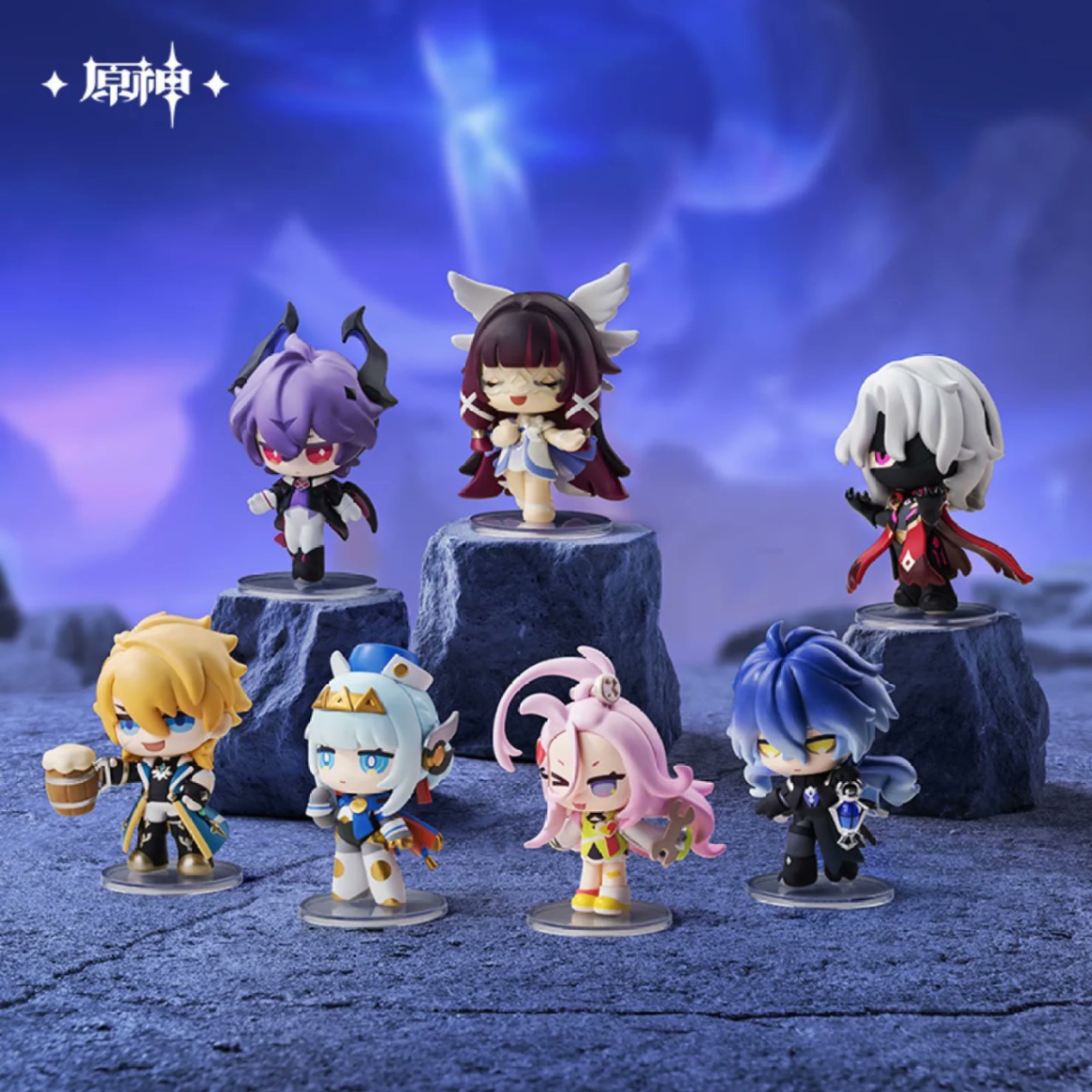 Preorder tháng 2/ 2026💙 Genshin impact x pop mart blind box chibi mini figure✨💜