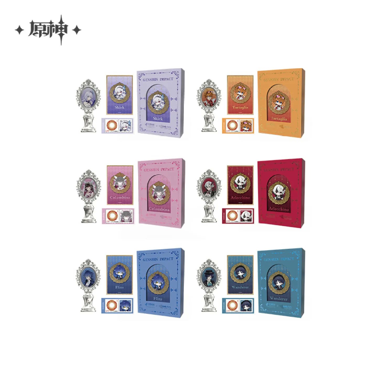 Order note tên nhân vật ✨ set con dấu sáp genshin impact official chính hãng