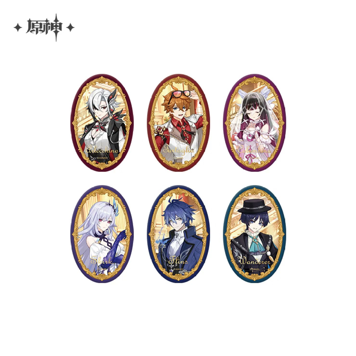 Order note tên nhân vật 🗒 [Chính hãng Genshin Impact] Huy hiệu 90mm sự kiện Carnival Gathering năm 2026 fes