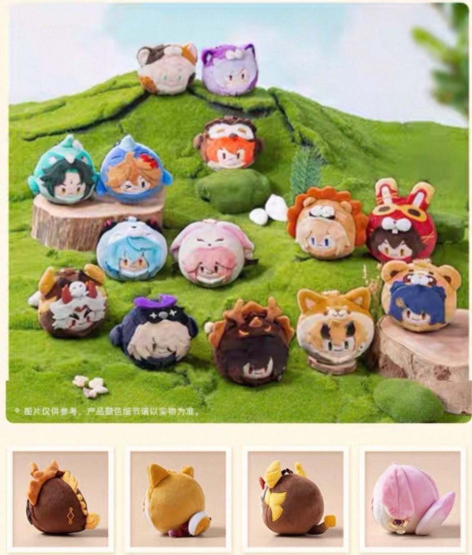 Order chính hãng genshin impact thú bông zoo 10cm (note tên nhân vật