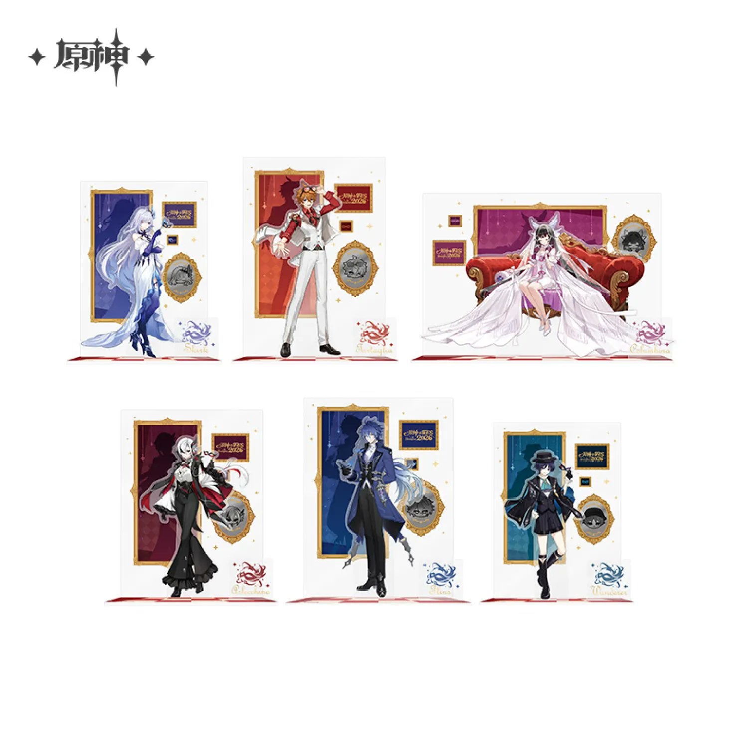 Order note tên nhân vật 🗒 [Chính hãng Genshin Impact] Standee sự kiện Carnival Gathering năm 2026 fes