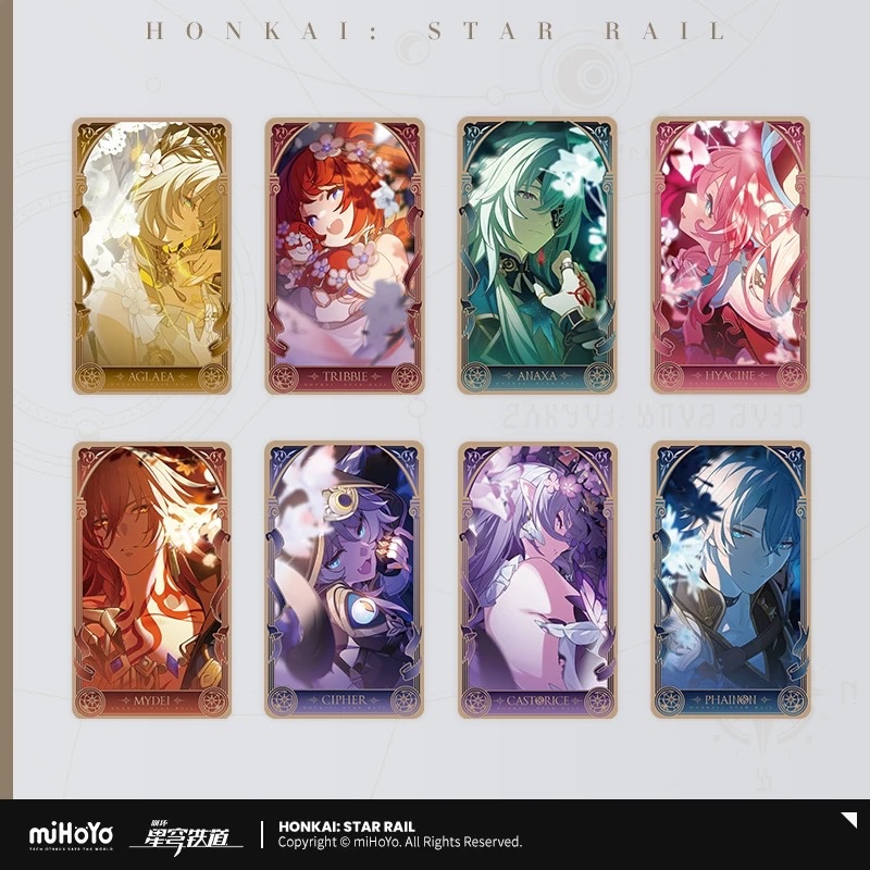 Order chính hãng [miHoYo/Honkai Impact: Star Rail] card holo 12,5cm amphoreus heros (order note tên nhân vật