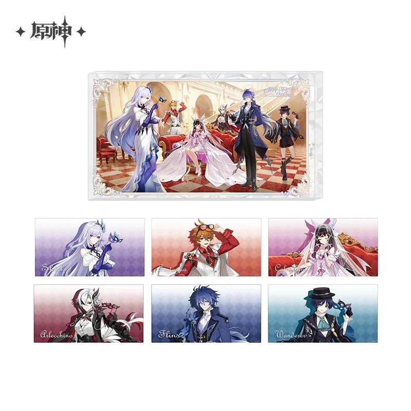 preOrder [Chính hãng Genshin Impact] khung+card sự kiện Carnival Gathering năm 2026 fes