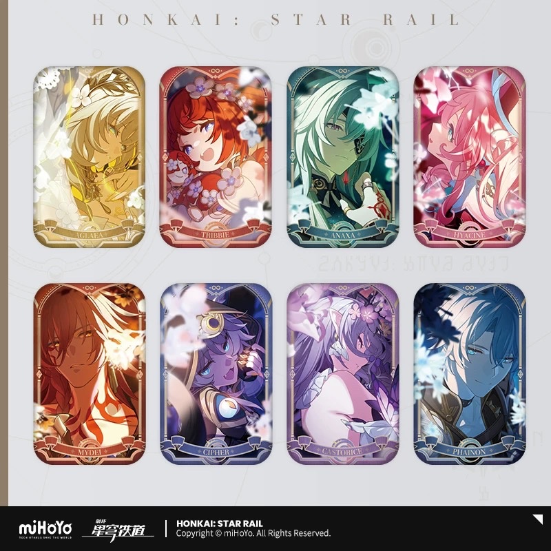 Order chính hãng [miHoYo/Honkai Impact: Star Rail] huy hiệu thiếc 7cm amphoreus heros (order note tên nhân vật