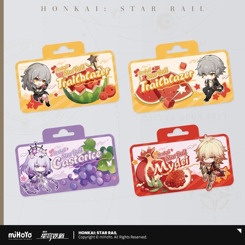 Order note tên nhân vật] kẹp summer Series miHoYo chính hãng Honkai star rail mydei stella caelus castorice