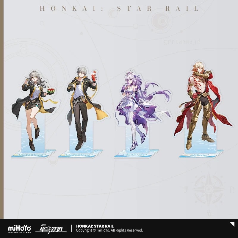Order note nhân vật] standee summer Series miHoYo chính hãng Honkai star rail mydei stella caelus castorice