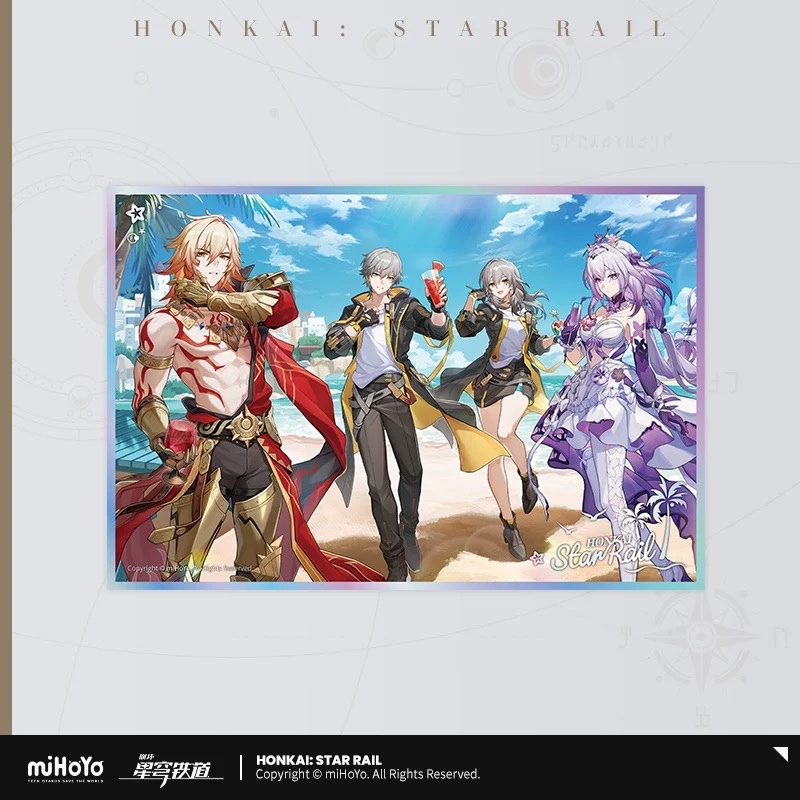 Order] shikishi summer Series miHoYo chính hãng Honkai star rail mydei stella caelus castorice