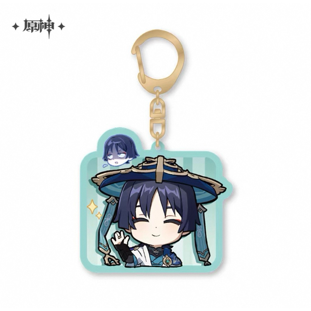 [sẵn+order] tổng hợp vật phẩm sưu tầm WANDERER chính hãng genshin impact official huy hiệu/ standee/ card/ búp bê MÓC CHIBI 6CM