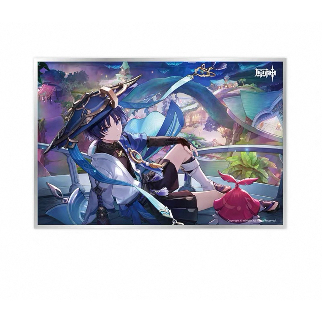 [sẵn+order] tổng hợp vật phẩm sưu tầm WANDERER chính hãng genshin impact official huy hiệu/ standee/ card/ búp bê SHIKISHI2 21CM