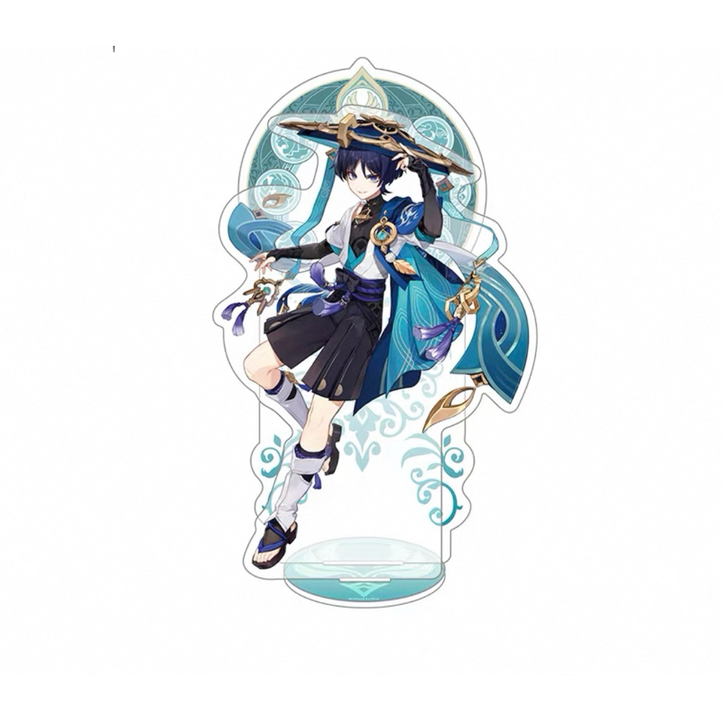 [sẵn+order] tổng hợp vật phẩm sưu tầm WANDERER chính hãng genshin impact official huy hiệu/ standee/ card/ búp bê STANDEE 15CM
