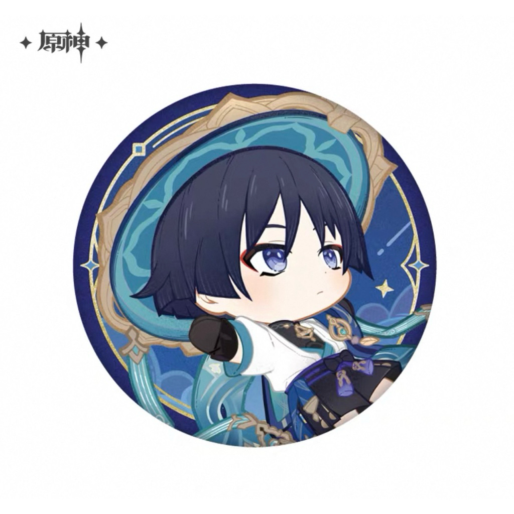 [sẵn+order] tổng hợp vật phẩm sưu tầm WANDERER chính hãng genshin impact official huy hiệu/ standee/ card/ búp bê HUY HIỆU STAR 58MM