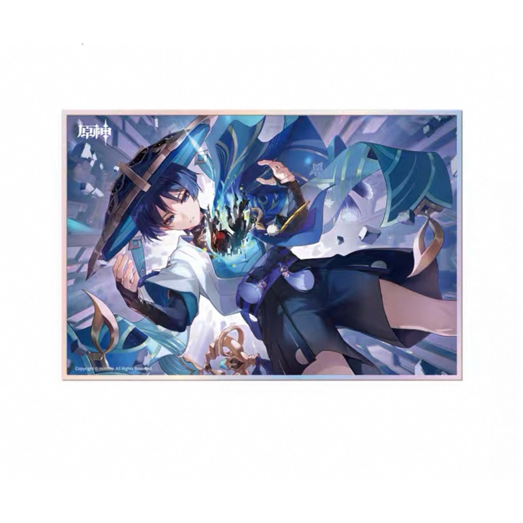 [sẵn+order] tổng hợp vật phẩm sưu tầm WANDERER chính hãng genshin impact official huy hiệu/ standee/ card/ búp bê SHIKISHI1 21CM