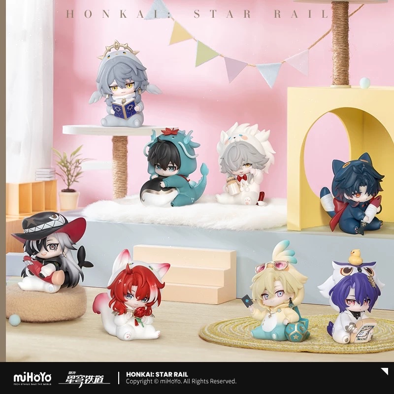 Order] mô hình honkai star rail chính hãng blind box ký túc xá series Aventurine Sunday Dr Ratio Argenti Dan Heng Blade Jing Yuan