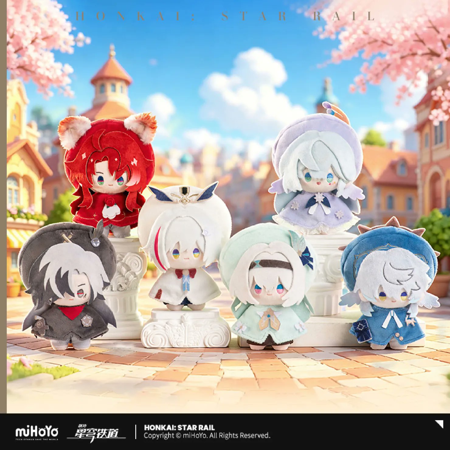 Order] búp bê Honkai Star Rail official seasonal doll 11cm Sunday Robin Boothill Topaz Argenti