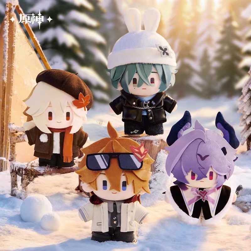 Preorder t1/ 2027] búp bê 20cm ngày đông genshin chính hãng Lohen Kazuha Tartaglia Durin