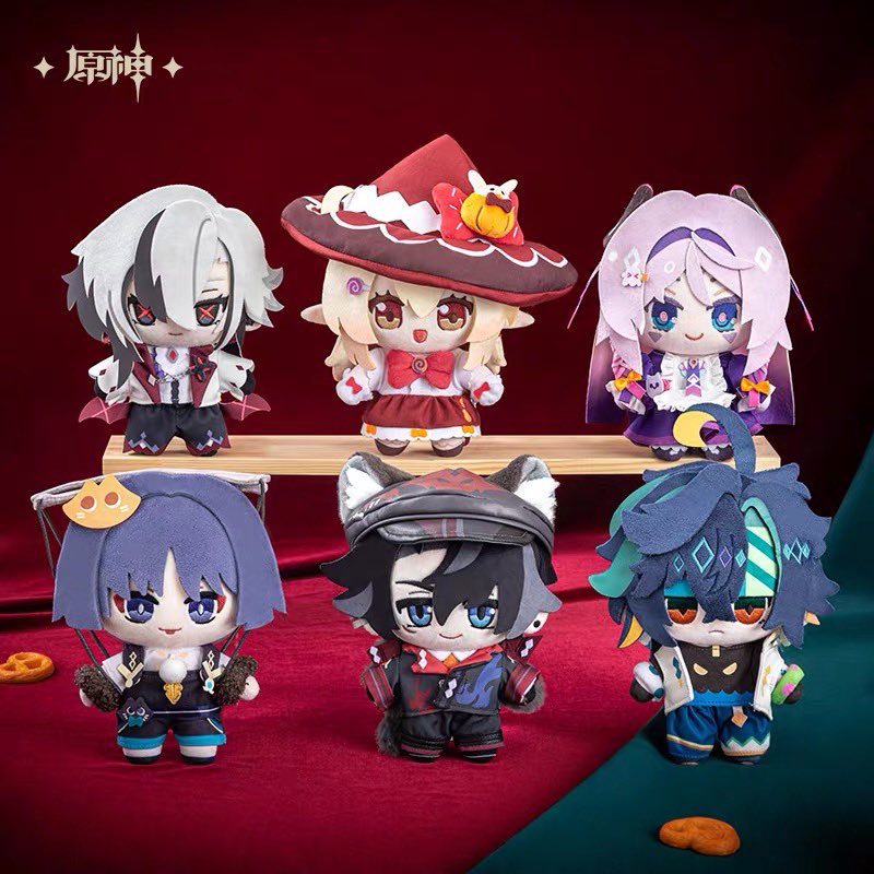Preorder t11 [Genshin Impact Chính thức] Đồ chơi nhồi bông thuộc dòng Night Fantasy: Wanderer arlecchino Wriothesley Klee Kinich Citlali