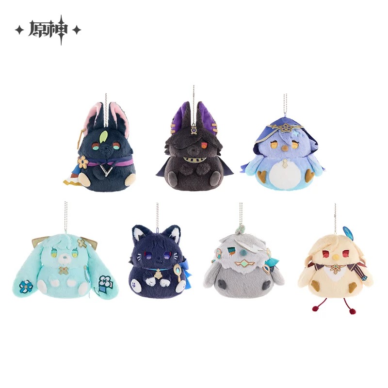 Preorder t12/ 26] thú bông 11cm chính hãng genshin wanderer alhaitham kaveh cyno tighnari layla faruzan
