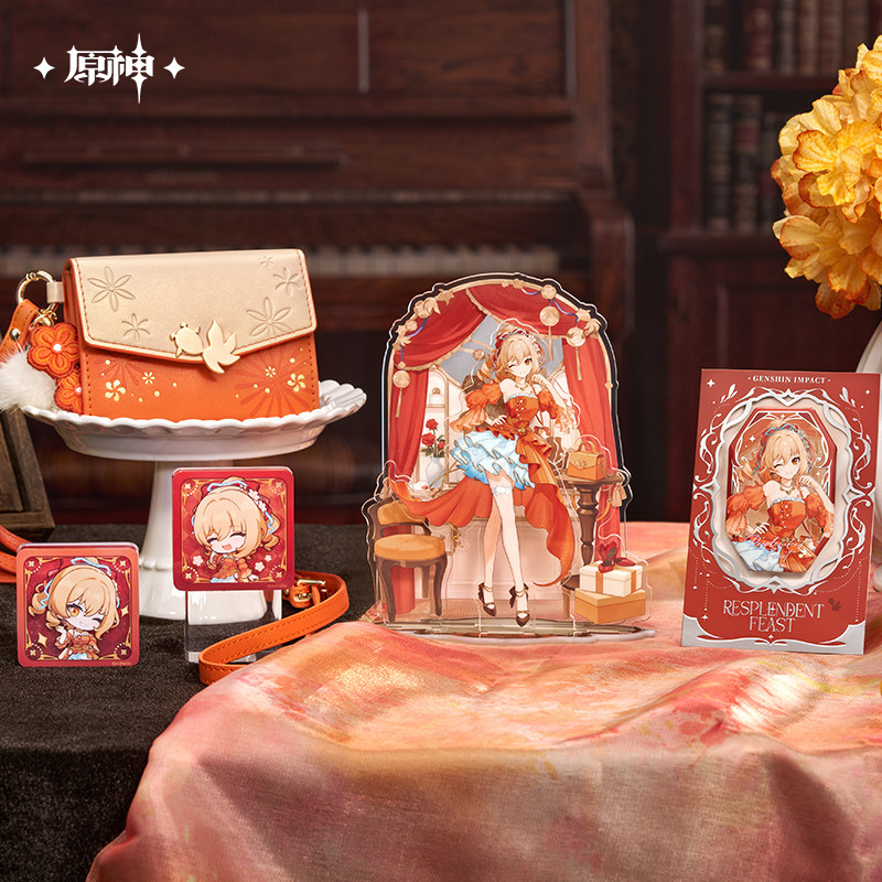 preorder] genshin chính hãng huy hiệu/ standee/ phụ kiện series đêm tiệc rực rỡ Yoimiya