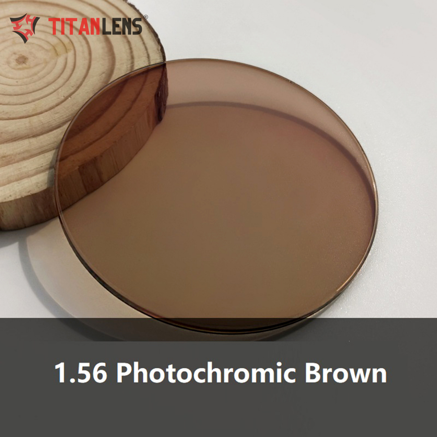 TITAN LENS STYLES 1.56 HMC PHOTO BROWN