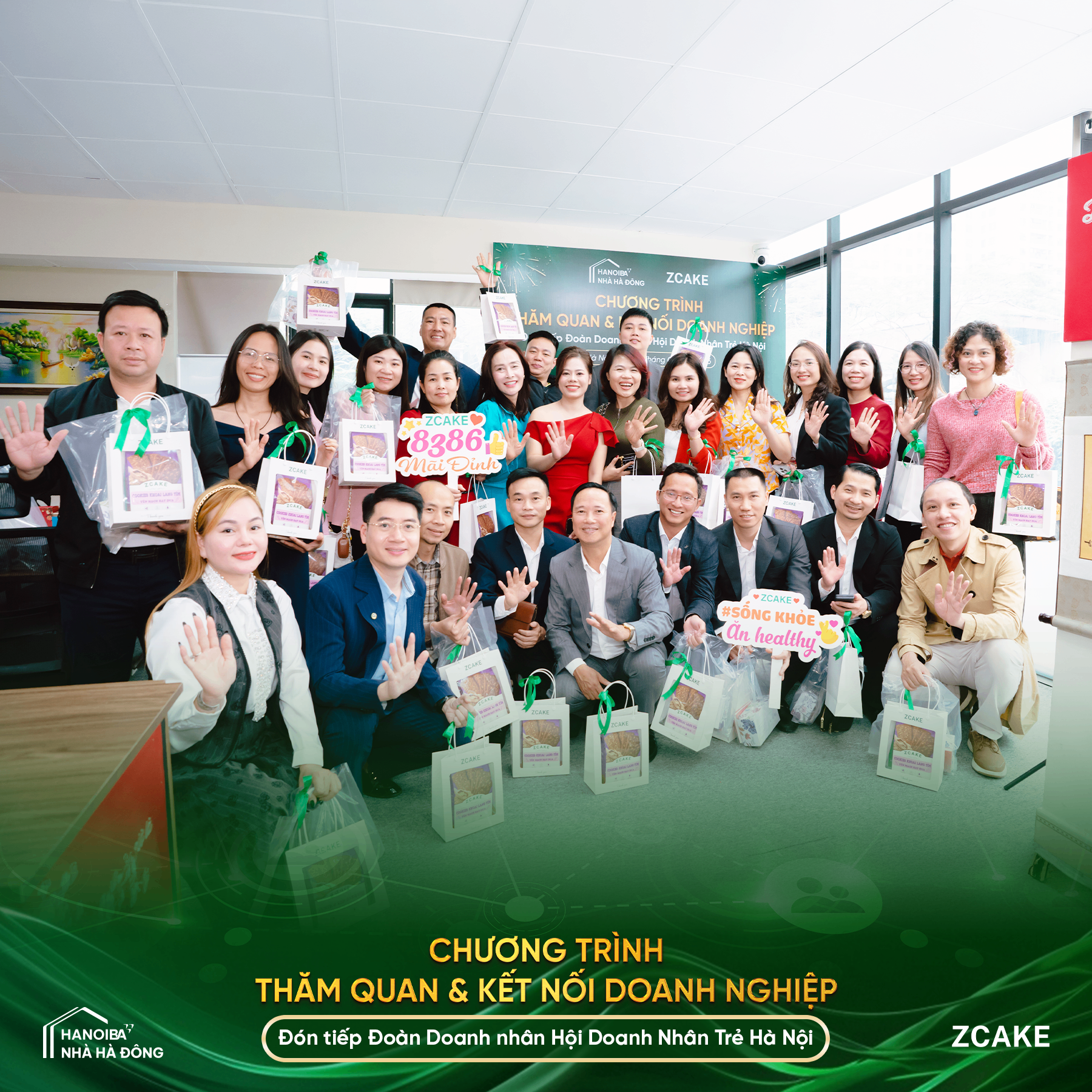 ZCAKE x HANOIBA : KHI SỰ TẬN TÂM KẾT NỐI CÙNG KHÁT VỌNG DOANH NHÂN
