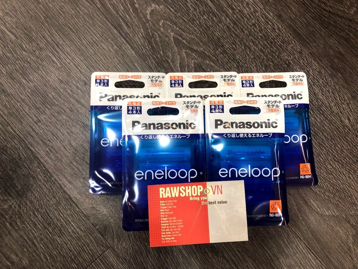 Pin Panasonic Eneloop ra mẫu vỏ hộp mới