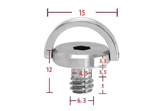 Ốc 1/4 for tripod plate