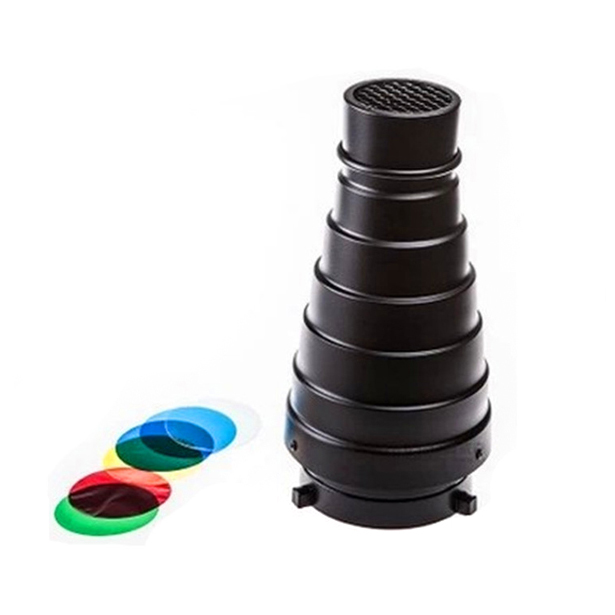 Snoot & color filter Bowen mount - Godox S TYPE
