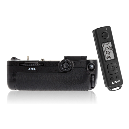 Meike battery grip for Nikon D7000 - 2.4 Ghz LCD timelapse remote