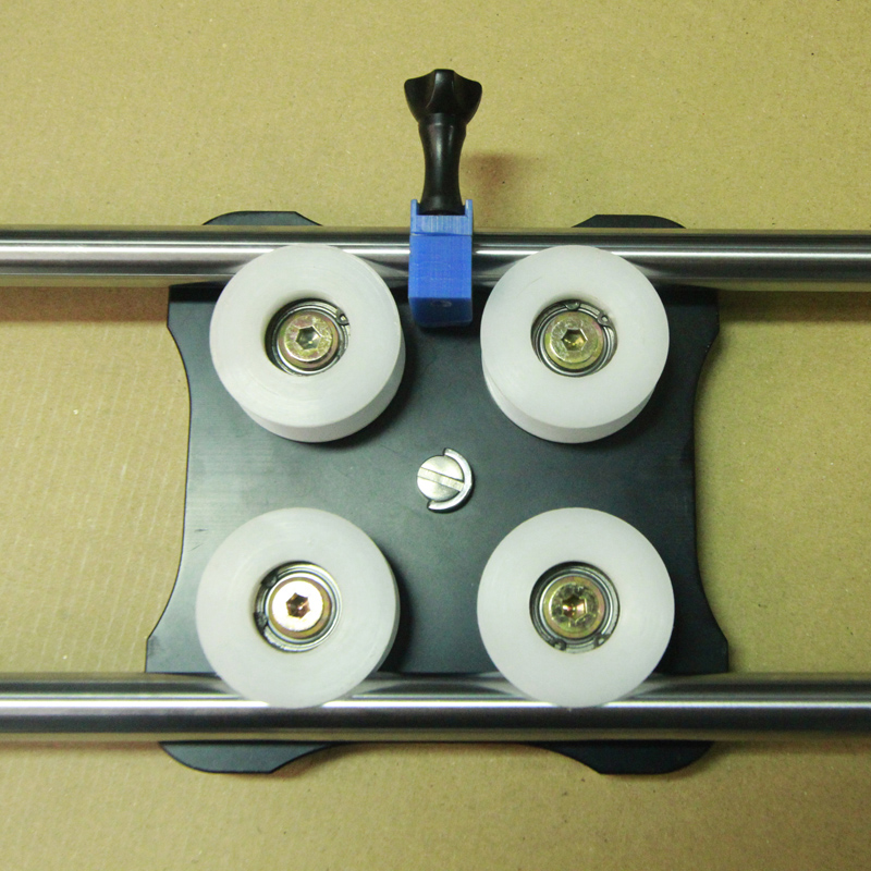 Dual rail Slider Carbon #45 steel - hành trình 1m60