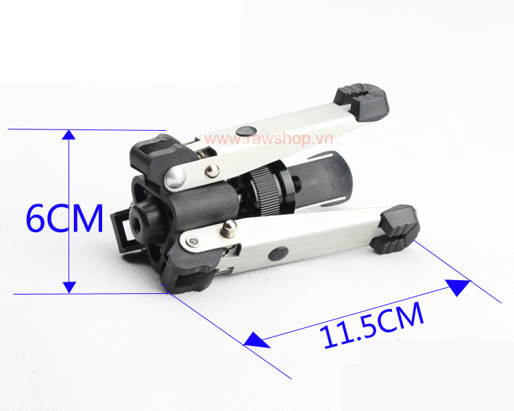 Chảng 3 chân gà size M ốc 3/8" và adapter sang 1/4"