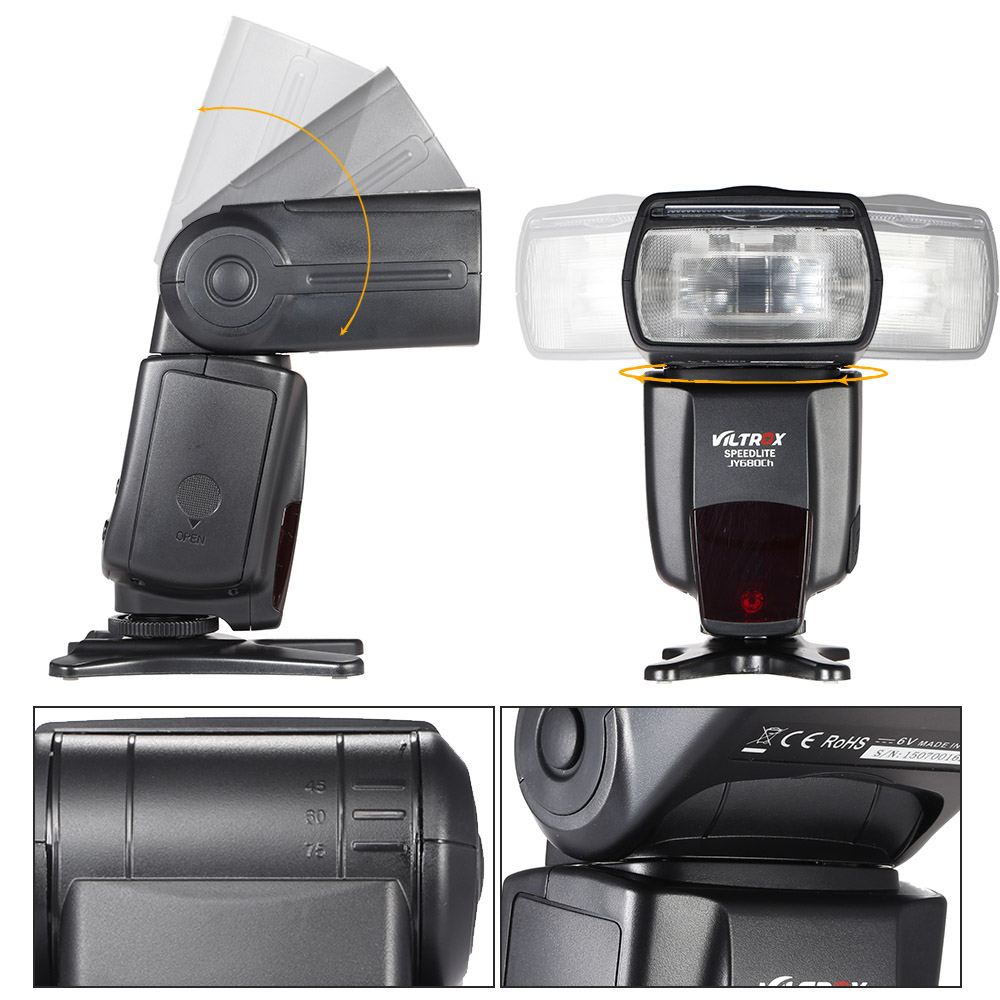 Đèn flash Viltrox Master ETTL JY680Ch HSS GN58 for Canon