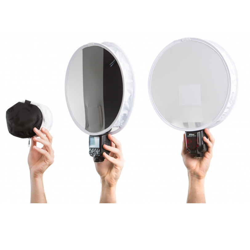 Even flash Disc diffuser with 3in1 white balance