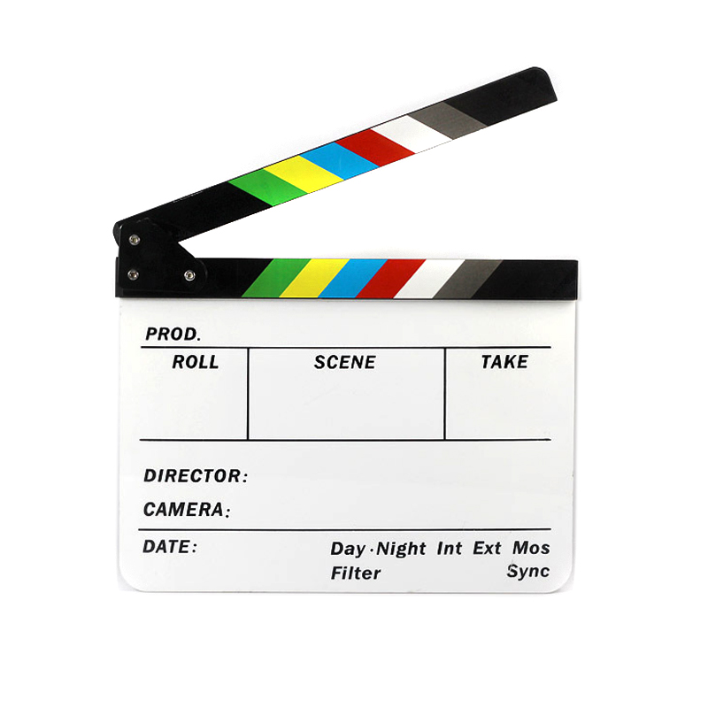 Bảng đạo diễn clapper board cao cấp Acrylic - Photogear