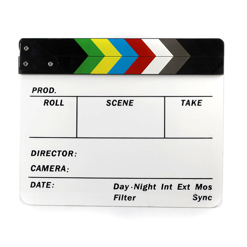 Bảng đạo diễn clapper board cao cấp Acrylic - Photogear