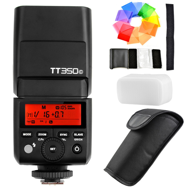 Đèn flash Godox TT350C for Canon - Tặng Omni bouce