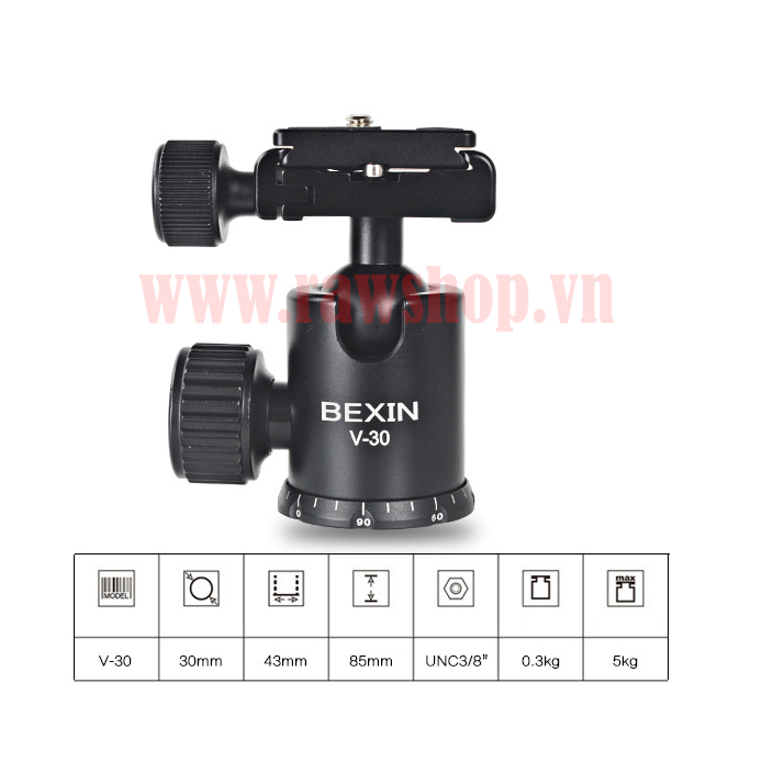 Ball head panorama BEXIN V30